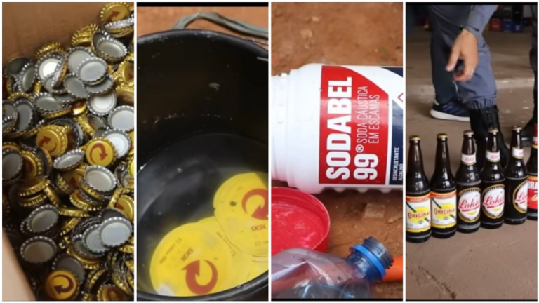 Polícia desmantela fábrica clandestina de bebidas em Nova Mutum; Politec apura possível uso de soda cáustica