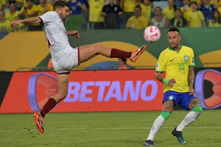 Com golaço no fim, Brasil sofre empate da Venezuela e perde liderança das Eliminatórias