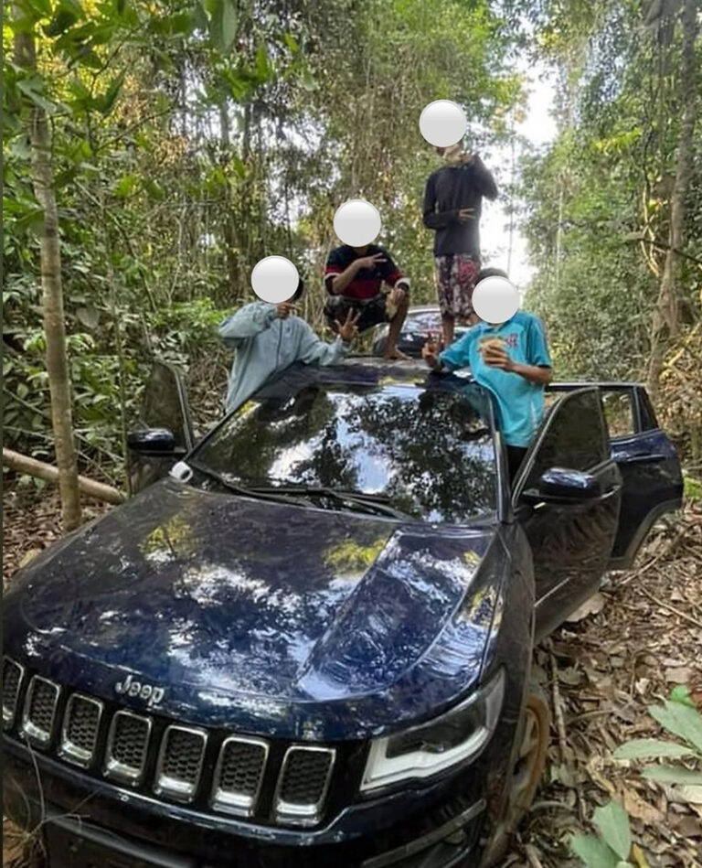 Menores furtam Jeep Compass em Sinop, gravam vídeo dentro do veículo e divulgam mandado de liberdade nos stories após prisão