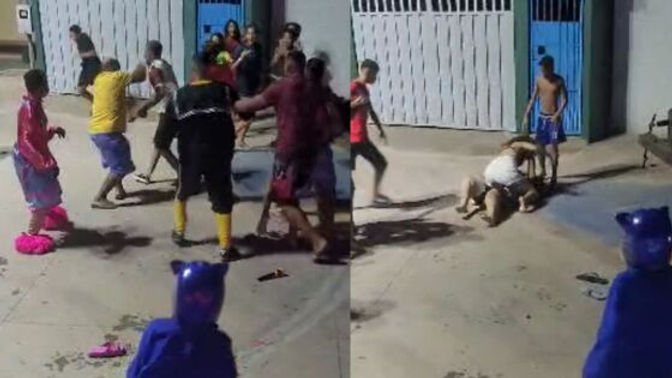 Populares e personagens da “Carreta Furacão” se envolvem em briga generalizada em Cuiabá; veja vídeo