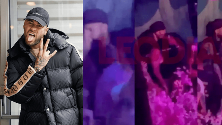 VÍDEO: Neymar é flagrado aos beijos com mulheres
