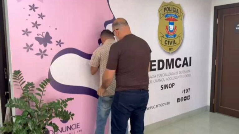 Psicólogo é preso em Sinop, suspeito de abusar de criança de 6 anos durante consulta no CEM.