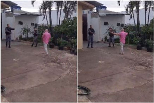 Homem confronta policiais militares e é baleado Lucas do Rio Verde MT