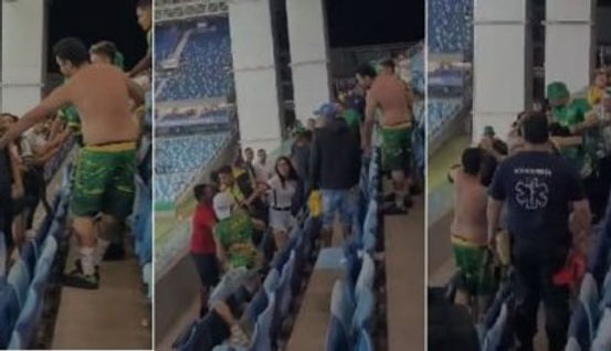 Jogo entre Corinthians e Cuiabá termina em pancadaria; vídeo