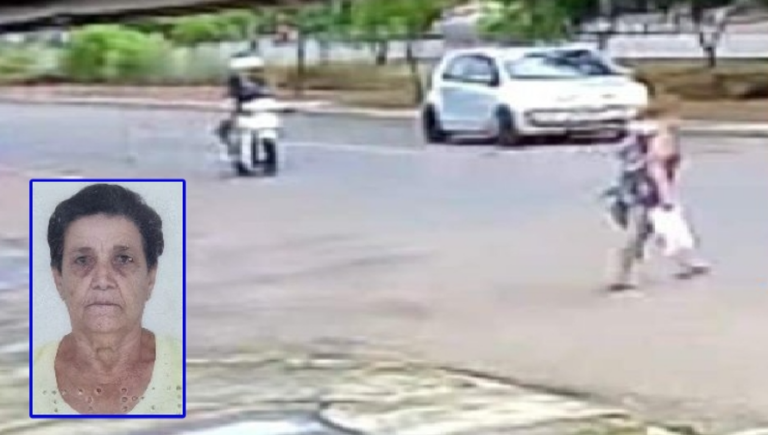 Idosa de 80 anos morre após ser atropelada por moto em Sinop/MT