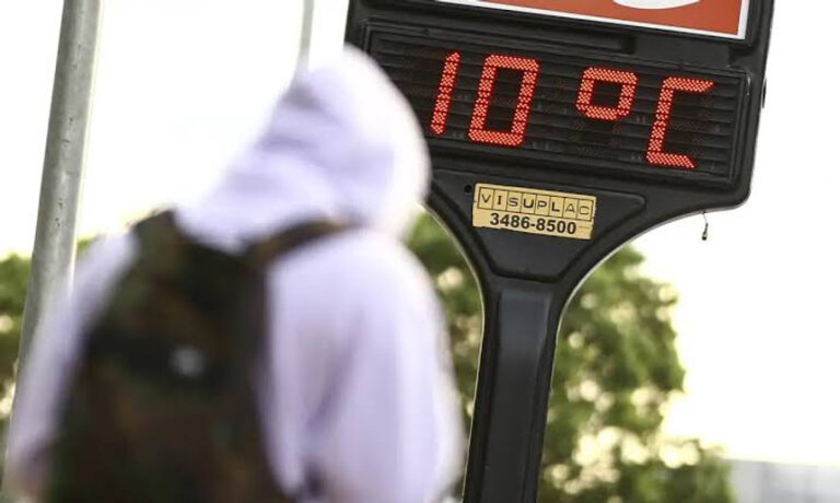 Frente fria chega a Sinop a partir desta quinta-feira.