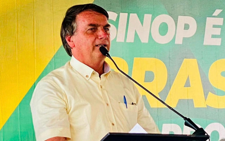 Ex- presidente Jair Bolsonaro vem para Sinop durante feira do agronegócio.
