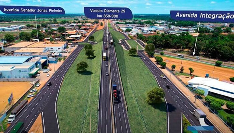 Sinop receberá 7 viadutos no perímetro urbano da BR-163
