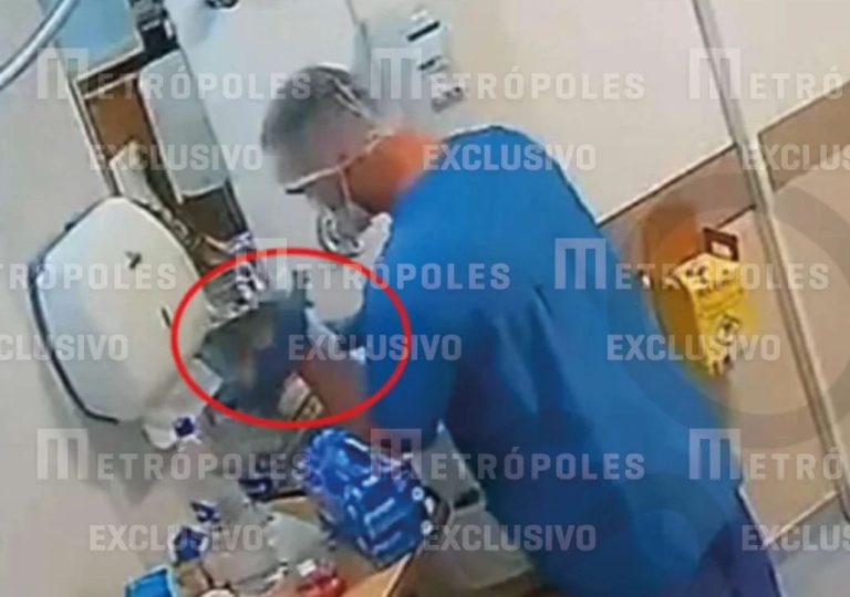 Veja imagens dos técnicos injetando substância que matou três pacientes.