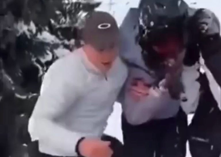 Vídeo mostra ataque brutal de felino contra esquiadora