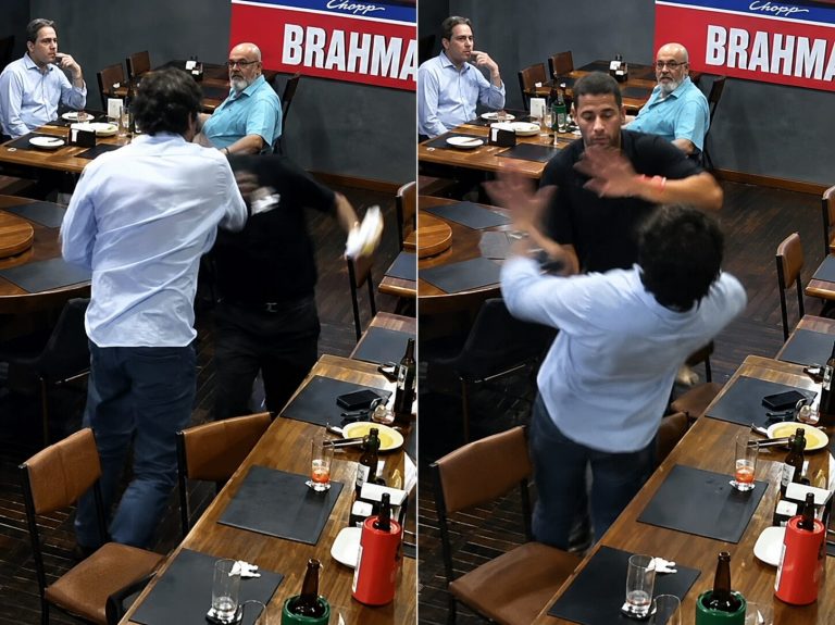 Empresário que agrediu garçom em Cuiabá é condenado a pagar indenização de R$ 10 mil; veja vídeo