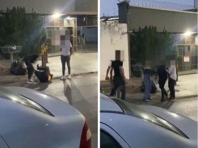 Vídeo mostra briga generalizada entre jovens durante a madrugada em avenida de Cuiabá; veja vídeo