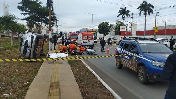 Tragédia na Avenida da FEB: Idosa morre atropelada na faixa após colisão de veículos em Várzea Grande; veja vídeo