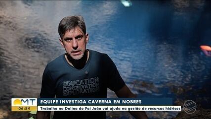 Expedição em caverna submersa de Nobres leva belezas de Mato Grosso ao Jornal Nacional