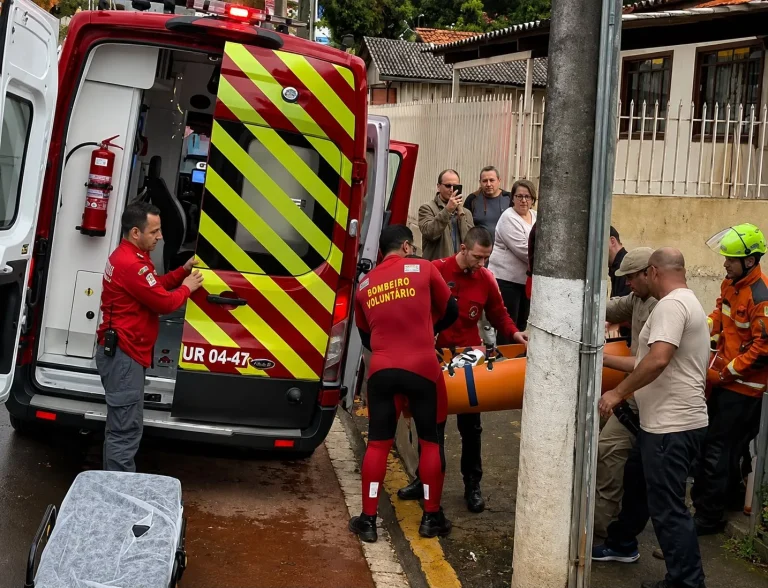 Ação rápida de populares evita tragédia e salva homem que pulou de ponte; veja vídeo