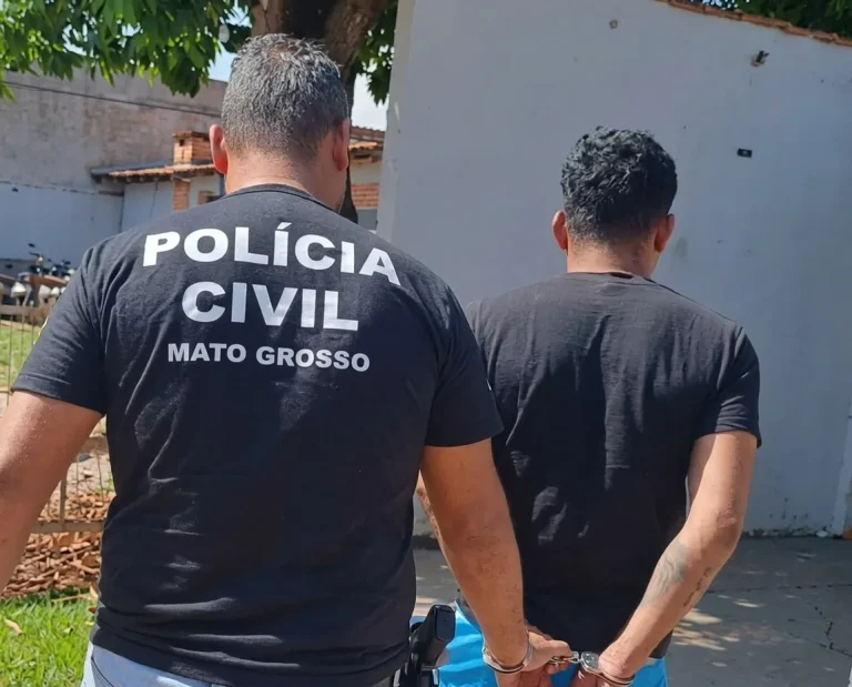 Polícia Civil prende homem condenado por homicídio em Araputanga; veja vídeo